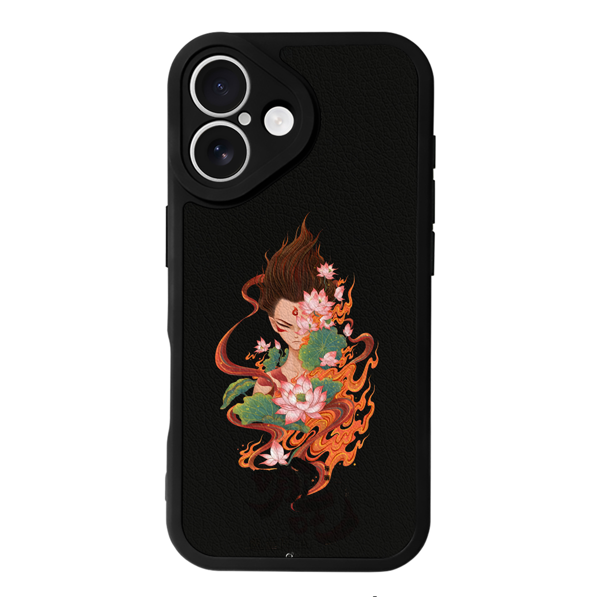 （画像用） Ne Zha 2 ナタ 魔童の大暴れ 【iPhone 16シリーズ対応】シリコンスマホケース（レザー調） 材質：シリコン